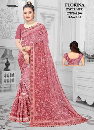 Buy Stunning Net Sarees at Wholesale Prices | Ajmera Fashion Manufacturers, Suppliers, Exporters in Ooty